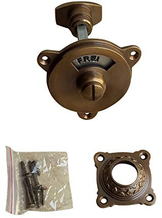 Graf von Gerlitzen Antik Messing Griffe WC Set Türgriffe Rosetten BB Türbeschlag T1A