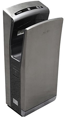 Allpax Händetrockner CITOJET HT 110, Edelstahl - Trocknungszeit nur ca. 5-7 Sekunden - mit Sicherheitsabschaltung - inklusive Abtropfschale - Universalmotor