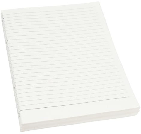 Gusti Notizbucheinlage Leder - Obelix Nachfüllpack Ersatzblätter Ersatzblock Nachfüllblock DIN-A4 liniert 5er Naturpapier Leder