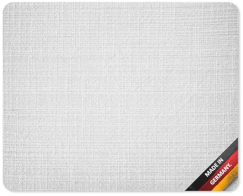 younikat Mauspad Grau Stoff-Optik I 24 x 19 cm I Mousepad in Standard-Größe, rutschfest I schlicht modern Textur-Effekt I wasserabweisend I Maus-Unterlage I dv278