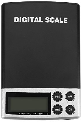 Balances de Cuisine Électronique, 1 kg / 0.1g, Balances de Cuisine numériques, Balance de Précision Digital, Écran LCD Rétroéclairé
