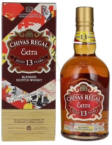 Chivas Regal EXTRA 13 Years Old Blended Malt Scotch Whisky in Geschenkbox 40,00% 0,70 lt.