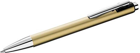 Pelikan Snap Kugelschreiber K10, Gold, zeitloser Kuli inkl. blauer Großraummine in Strichbreite M