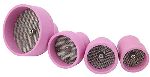 Aluminium-Brenner-Gaslinsen-Kit, Aluminiumoxid-Düsen-Kit Keramik-Schweißbecherset, WP-17/18/26 1.6 WIG-Düse für Schweißgeräte WP-17/18/26 WIG-Schweißbrenner
