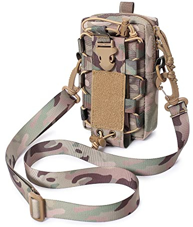 ACEXIER Marsupio tattico Molle Marsupio Marsupio militare Borsa gilet per esterni Borsa Custodia per telefono Zaino Accessori per la caccia Pacchetto attrezzi