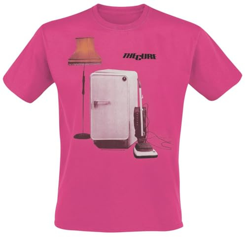 The Cure Imaginary Boys Uomo T-Shirt Rosa 100% Cotone Regular