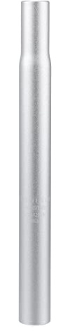 A ABSOPRO Fahrrad Sattelstütze Sattelrohr mit Skalenmarkierung 25.4x250mm Silber Ton
