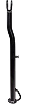 Seitenständer Schwarz passend für Rieju SMX 2006, MRX 2001–2007 50 ccm – stabiler Ständer aus Stahl – einfache Montage – Moped Seitenstütze für sicheren Stand