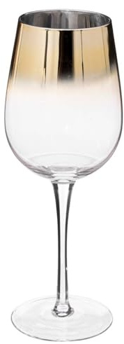 Secret de Gourmet - Set di 6 bicchieri da vino dorati Arya 38cl