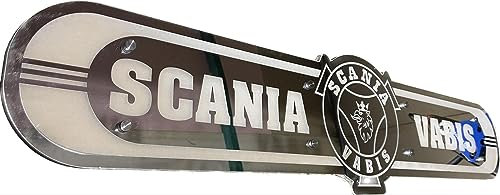 Scania Led Schild - Scania Zubehör - Scania Led Logo Mit Einstellbarer Lichtleistung - Scania Greif Led Rückwandschild