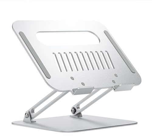 AISENS - LPS4XL-181 - Soporte de Sobremesa XL 10-17 Ajustable para Portatil/Tablet, Plata