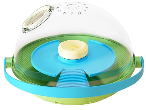 Incubadora de Huevos y Terrario de Reptiles, Hábitat de Cría de Tortugas con Luces, Tanque Multifuncional con Tomeo