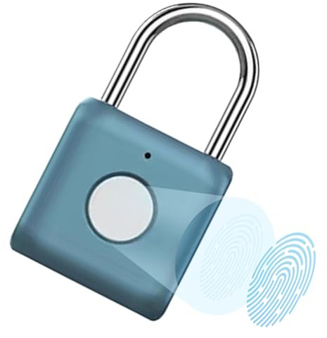 Candado electrónico de dactilares | Cerradura inteligente sin llave con huella dactilar - Cerradura electrónica antirrobo para puerta de dormitorio, para estantería, maleta, ciclo, escuela