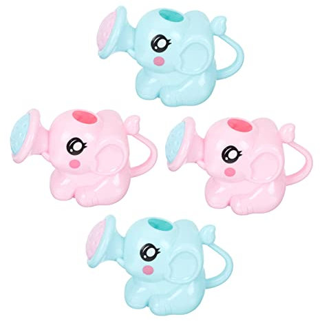 FOYTOKI 4piezas Juguete De Baño Regadera De Plástico Forma De Dibujos Animados para Baño De Regadera para Ducha