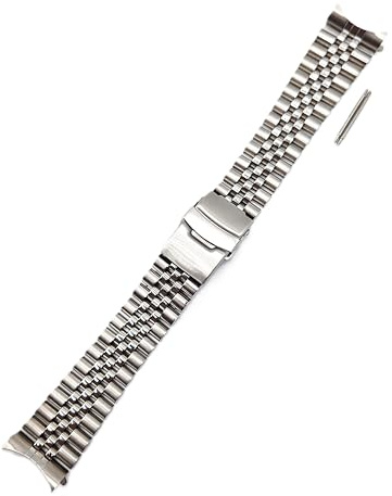 Bracciale in Acciaio Jubilee Orologio 22mm Compatibile con seiko SKX 007 k 009 j 011 Sport cinturino Aftermarket One More Strap silver lucido matt spazzolato