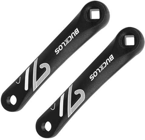 AEYINO Ebike Mountain Bike Square/Diamond Crank Arm -152MM/170MM MTB Aluminum Bicycle CrankSet for Electric Bike/Road Bike/Exercise Bike/Fat Bike/Commuter Bike