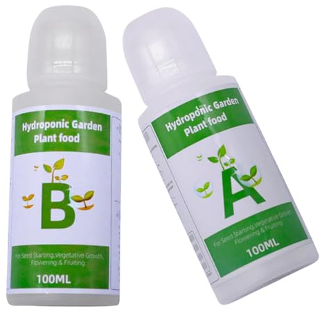 KASFDBMO Fertilizzanti per Impianti Soluzione Nutrienti Idroponici 100 Ml per La Crescita delle Piante La Casa E Crescita delle Forniture Giardinaggio Domestico