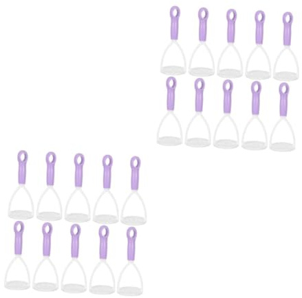 ABOOFAN 20 Piezas Mini puré de papas de papa pasapurés de cocina trituradora de batatas ergonómica trituradora de patatas páginas Violeta