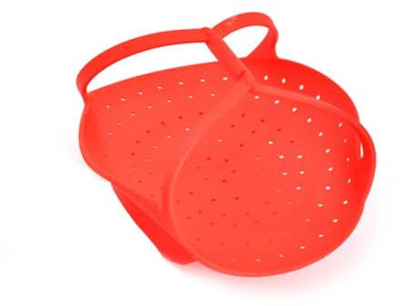 DONFAMDS Vaporera de Silicona Plegable y Retráctil Grande Cesta Vaporera para Alimentos Apta para Verduras Ligera y Fácil de Limpiar Utensilio de Cocina para Uso Doméstico 1 Unidad