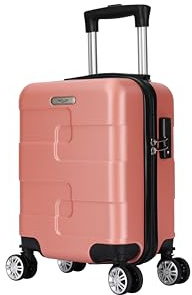 TROLLEY ADC Kabinenkoffer Flugzeug 40x30x20 cm mit abnehmbaren Rollen – Ryanair Handgepäck – Underseat Koffer
