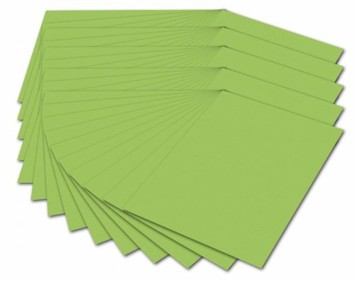 folia 614/50 51 – Fotokartong DIN A4, 300 g/kvm, 50 ark, ljusgrön – för pyssel och kreativ design av kort, fönsterbilder och för scrapbooking