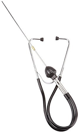 Neilsen CT0998 3pc Mechanics Stethoscope Set – 350mm Metal Probe | Flexible Vinyl Tubing | Super Sensitive Ear Pieces | Ideal for Locating Engine Block Faults
