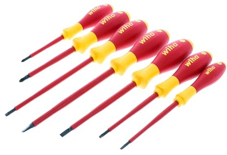 Wiha 32097 | 7-teiliges isoliertes SoftFinish Schraubendreher-Set
