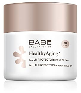 Laboratorios Babé - Multi Protectora| HealthyAging+ | Antiarrugas | Crema Facial Hidratante Protectora Spf30 50 ml