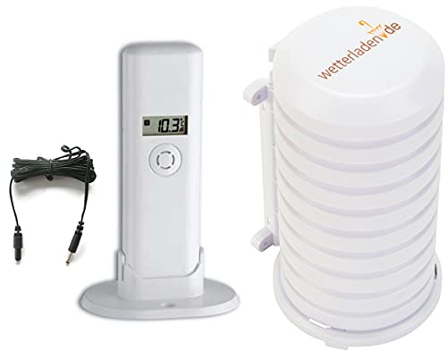 TFA Dostmann Temperatur Sender für Klimalogg Pro Kat.-Nr. 30.3181.IT (weiss mit JM Schutzgehäuse)