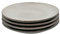 Cooks Professional Set of 4 Nordic Dinner Plates with Reactive Glaze | 26cm Large Modern Stylish Ceramic Stoneware Plates | Microwave, Dishwasher, Oven & Freezer Safe Dinnerware | Grey