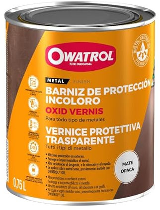 OWATROL - OXID VERNIS MATE - Barniz de protección incoloro - 2,5 litros