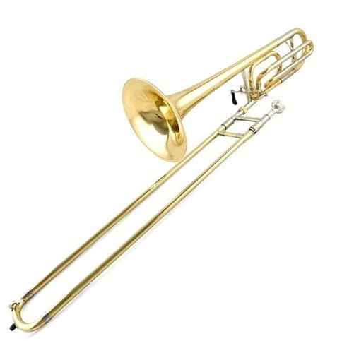 Posaune Instrument Tenor-Tonhöhenwechsel-Posauneinstrument B-zu-F-Zugposaune Mit Leichtem Tragekoffer
