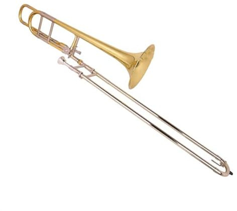 Tenor Posaune Mit Tonhöhenwechsel Von B Bis F, Professionelle Posaune Mit Weißem Kupferrohr Und Koffer Posaune für Anfänger