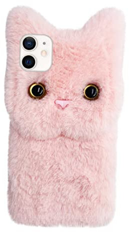 BESTonZON Handyhülle Handy Abdeckung Tragbares Mini Mikroskop Handy Abdeckung Schutz Handy Schutz Charm Gurt Schlüsselanhänger Miniatur Hunde Schützende Plüsch Telefon Abdeckung