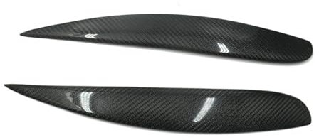 WuYyyyy für Opel Corsa D VXR Auto-Außenleuchten,Frontscheinwerfer-Augenbrauen-Augendeckel-Abdeckungsverkleidung.