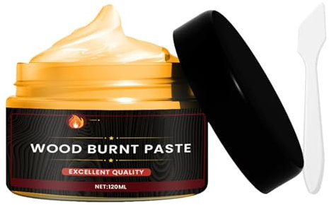 Torch Paste, Pate Combustible Fondue WoodCraft Pâte À Brûler Bois Facile À Appliquer Accessoires De Pyrogravure Bricolage Multifonctions Gel De Combustion De Tissu En Bois Pour Camping En Plein Air
