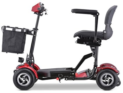 4-Rad-Mobilitätsroller,Elektrischer Rollstuhl Scooter,Roller Erwachsene,Rollstuhl Faltbar Leicht,Gehhilfe Für Senioren,Für Senioren, Erwachsene, Behinderte Ältere Menschen A