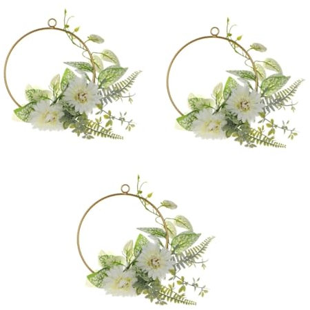 Cabilock 3stücke Vintage Handheld Brautstrauß Wreath Dekoration Für Hochzeiten Kunstblumen Handgefertigt Romantische Accessoires Für Hochzeitsfeiern