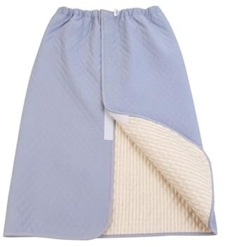 LVYUDS Inkontinenzunterlage Waschbar Wiederverwendbar 3 in 1 Taille Einstellbar Wasserabsorption Auslaufsicher Inkontinenz Bettunterlage 360° Menschen Inkontinenzauflage Patient(XL,Grey-Thickened)
