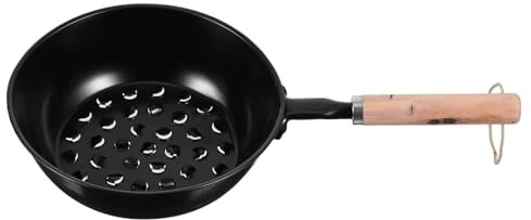 Mipcase Charcoal Furnace Burning Pot Camping Burner Pot Starter Tray for Chestnut Roasting BBQ Grill Tools