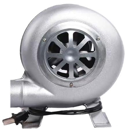 Soplador De Aire Eléctrico Centrífugo - Turbina Soplador De Castillos Hinchables, Parrilla del Encendedor del Carbón De La Fan, Excitador De Llama De Arranque De Fuego De Parrilla(40W)