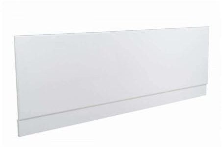 VeeBath Acubase MK-II Waterproof Front Bath Panel 2-Piece, Durable Acrylic Construction, Modern Bathroom Fit for Straight Baths in White Gloss Finish 1500mm