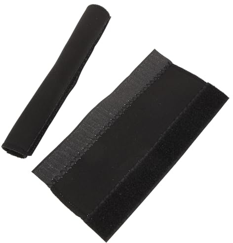 Alipis Protezione per Catena Bici 2 Pezzi Cinturino Adesivo Riutilizzabile Copertura per Catena Mountain Bike e Bici da Corsa Accessori per Foderi Orizzontali Resistente e Leggera
