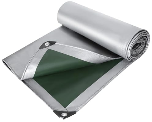 Lona Impermeable Gruesa De 160 GSM, Resistente A La Intemperie, Lona De Suelo, Lona De Plástico PE Para Pilas De Leña, Cobertizos, Techos, Campamentos, Etc. 1,2 * 1m
