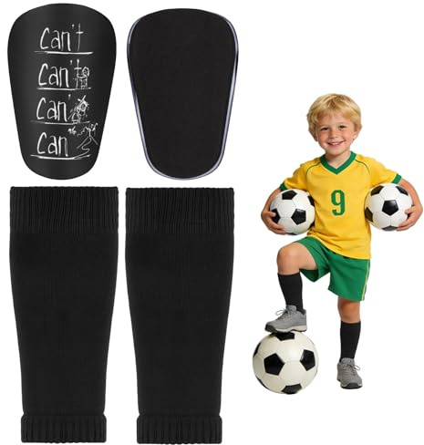 DiULi Protege Tibia Foot Enfant,Mini Protège-Tibias de Football avec Chaussettes Intégrées,Coque PP + Mousse EVA,Léger Respirant Équipement de Protection pour Garçons Filles 3-15 Ans,10x6cm