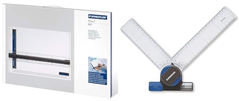 Staedtler 661 Mars Tavoletta da Disegno A3 & 660 20 Tecnigrafo per Tavolette da Disegno