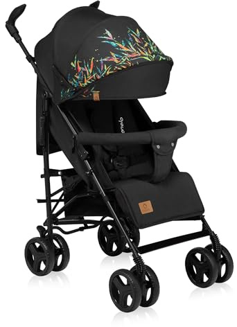 Lionelo Irma Buggy Kinderwagen ab 6 Monate, leicht 7 kg, Liegeposition, faltbar mit Einhand-Faltsystem, 6-Zoll-EVA-Räder mit Federung & Bremse, Moskitonetz, bis 15 kg