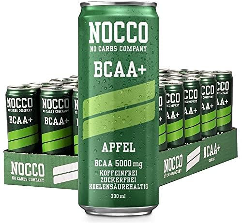 Bebida NOCCO BCAA incl. depósito - Sabor manzana - No Carbs Company Fitness Drink 24 x 330ml incl.