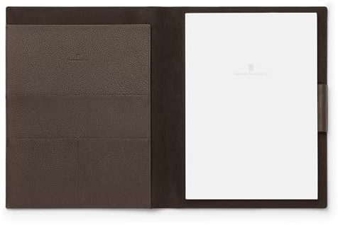 Graf von Faber-Castell - Schreibmappe Cashmere DIN A4 Dunkelbraun