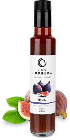 CAN CORBERA Balsámica - Feige Balsamico Gourmet Essig Creme (1 x 250ml) (250ml (1er Pack), Crema Balsamica de Higo - Feige)